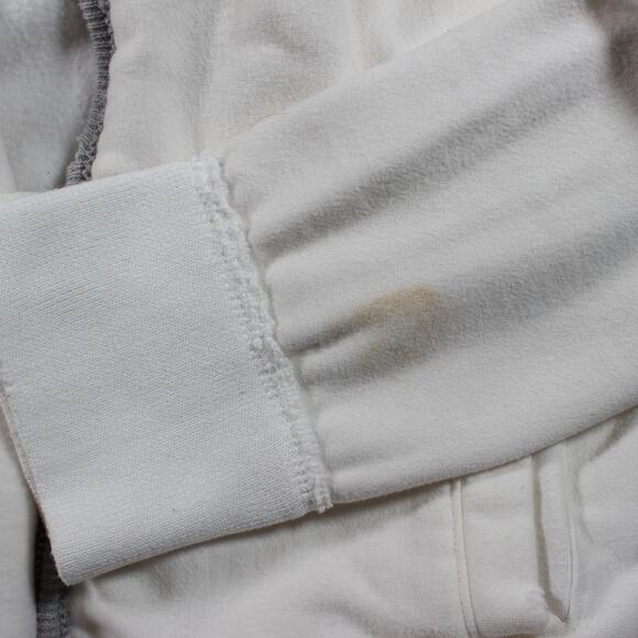 Abercrombie & Fitch Zip Jacket Mens XL White Mock Neck NY 36 Varsity - Picture 5 of 7